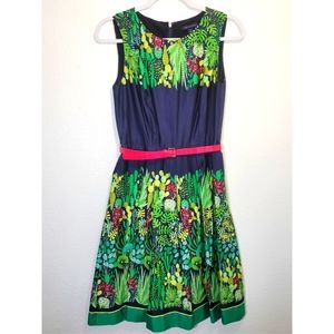 Tommy Hilfiger Navy Plant Dress